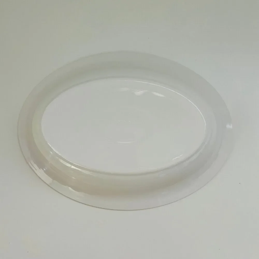 CORNING WARE Casual Elegance White Flora Oval Casserole Serving Dish
